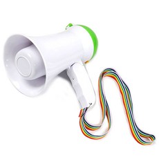 세이프웨이 미니 메가폰 확성기 싸이렌 핸드마이크, 그린, MGP-S50