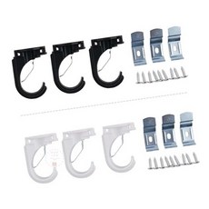 MN 커튼봉 켓 35파이 3개 커튼봉걸이, 화이트