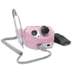 專業型電動磨甲機 SF-1051 (腳踏/手動), 1個, 粉色