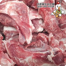 국내산 돼지고기 찜 찌게용 오돌뼈 1kg, 1개, 찜용오돌뼈1kg