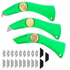 후크 블레이드가 있는 루핑 나이프 3개 건식 벽체 비닐 카펫 절단 교체 블레이드 Navajas para 루핑용 카펫 나이프 유틸리티, 후크 블레이드가 있는 루핑 나이프 3개, 건식 벽체,