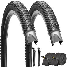 타이어용 자전거 팩 2 26" 타이어 유무에 튜브 x2.1" 레버 관계없이 비드 /26" 20" /2.125" 교체 x2.125" 24" 접이식 이중 산악 27.5" x1.95", 27.5X1.95 -- 2