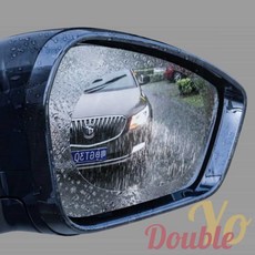 인프마켓 차량용 발수 필름 비오는날사이드미러 사이드미러코팅 사이드미러발수코팅, 1원형95x95, 1개