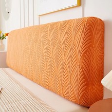 SHservice 침대헤드커버 덮개 쿠션 헤드보드 헤드, 1개, 스프링오렌지