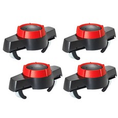 퀵클립 부품 루프박스 고정 클립 90mm 4개 루프랙 가로바 미끄럼방지 강력 펀치프리 1. 무타공 4개