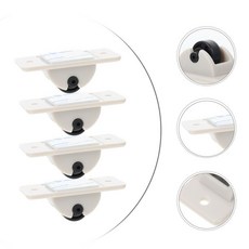 [8개세트] 접착식 이동바퀴 무타공 가구 이동 수납함 정리함 슬라이더 바퀴, 8개