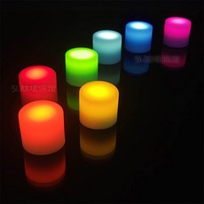 弘麒地球家 祈福矽膠燈1入 充電式 連續亮20小時以上 電子蠟燭燈 供燈 供佛 居家生活 台灣品牌 LED蠟燭燈, 紅色(不附線)