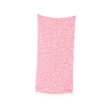 MC2세인트바스 애니멀 프린트 프린지 비치 타월