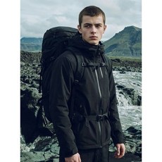 팬암 져니 3레이어 방수 자켓 블랙 PODCJP35040BK