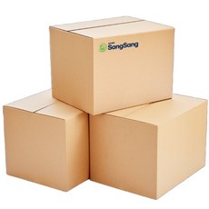 상자세상 알뜰형 TBG 택배박스 가로규격 100~ 500mm, 15개, 연한 갈색