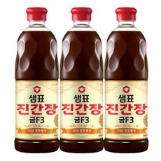 샘표 진간장금F3 860ml 3개, 1개, 30ml