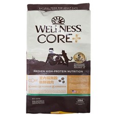 Wellness CORE 室內貓無穀貓糧, 新鮮雞肉, 11lb, 1袋