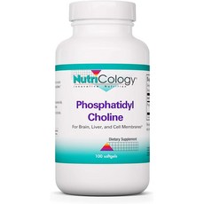 뉴트리콜로지 포스파티딜 콜린 소이 레시틴 100정 Choline, 1개