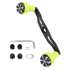EKFan 漁輪改裝搖把碳纖搖臂, 綠色, 1個