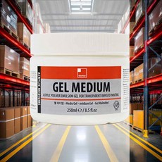 젤 미디움 250ml 1개 유화그림 투명도조절 접착력 칼라혼합 블렌딩 미술재료