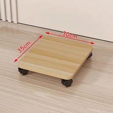 소품 받침대 프린터 이동식 책상 복합기 선반 거실, 1개, [35x30x6.2] 월넛