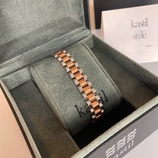 카스틸 남녀공용 게르마늄 스테인리스 패션 건강팔찌, 1세트