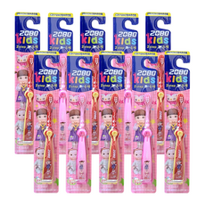 2080 키즈 콩순이 어린이 칫솔 2단계(3~5세), 10개입, 1개