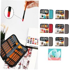 핸드페 유화붓 11종세트 펜슬 키밍 유화 수채화 아크릴 붓 59000EA 1EA, 오렌지-수채
