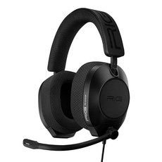 RIG R5 Spear PRO HS 유선 게이밍 헤드셋 PlayStation PS5 PS4 PC 공식 라이선스 - 40mm 그래핀 드라이버 템페스트 3D 오디오 플립, Xbox, 블랙