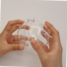 투명캡슐 투명 플라스틱볼 투명구 투명볼 캡슐 둥근 크 4개 9cm DZWFG0SY4, 본상품