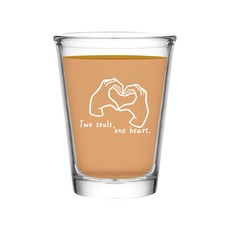 台式熱炒玻璃杯 啤酒杯 戀語杯 加厚耐用 經典造型, 1個