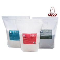 한내음 CUCO 5kg 베이직 3종 세트(베이킹소다+과탄산소다+구연산), 5kg 베이직 3종 세트(과+베+구), 1세트