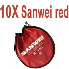 탁구 라켓을위한 10X 소형 케이스 박쥐 커버, 03 10x Sanwei red