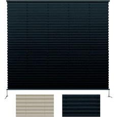 SHADEPLUS RV 블라인드 주름 음영 창문 캠핑카 여행 트레일러 모터홈의 14인치 W x 24인치 L 블랙, 44" W x 16" H, Black