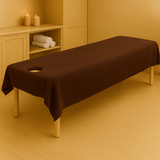 125몰 경락용 특대형타올(120x190cm 1000g) 얼굴구멍 있는 마사지 베드용 상반신 시트타월 마사지베드 경락침대 경락베드 경락매트리스 미용베드 경락시트 경락수건 구멍타올, 1개, 그레이