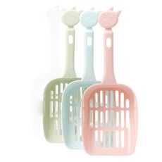 網格式貓砂鏟 加厚長柄寵物清潔鏟, 网格猫砂铲, 1個