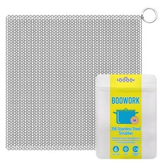 부워크 316L 스테인리스 링 철수세미 일반세척용, 1개, 1개입