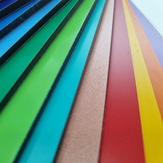 국산 경량 알루미늄 복합 판넬 3T 패널 시트 1M, 1개, 레드/실버