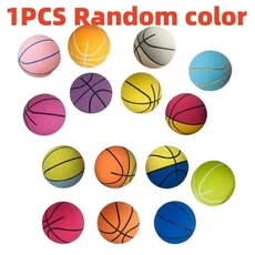 쿠쿠스토어 미니 CM 고무 소형 농구공 초고탄성 폼 감압 중공 어린이 장난감 선물, 01 1PCS