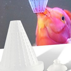 관상어 생먹이급여 실지렁이컵 장구벌레급여 구피먹이 열대어사료 어항급이기, 1개, 상세페이지 참조