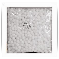 솜방울 흰색 화장솜 공예용 DIY 꾸미기 만들기 부자재 3.5cm 1봉, 500개x1봉