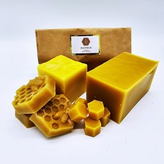 국산 밀랍 500g 천연벌집 비즈왁스 캔들, 1세트