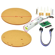 디지털 로드셀 중량 센서 HX711 AD 변환기 브레이크 아웃 모듈 Arduino 스케일 용 5KG 10KG 휴대용 전자 주, 12 20KG No Welded