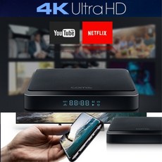 차량용-가정용 스마트셋톱박스 4K UHD 안드로이드 TV박스 유튜브 넷플릭스 미라캐스트-T1, 차량용-차량전원잭 추가포함, 1개