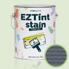 이지틴트 오일스테인 오일스텐 방부목페인트 4리터, 1개, 딥그레이, 4L