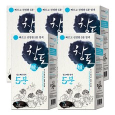 창포단 5분 헤어칼라크림 7호 자연흑갈색 새치커버 x 5개