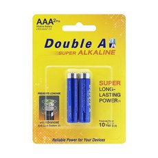 더블에이 알카라인 건전지 AA AAA, 1개