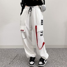 댄마샵 허쉬라인 여성 줌바댄스복 방송댄스복 힙합 와이드 조거팬츠