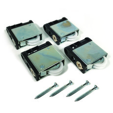 상하좌우 조절호차 삼연동문 호차 오메가호차 3연동중문롤러 셀프교체, 4개