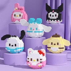 산리오 페이스 레고 크리스마스 선물, 1개