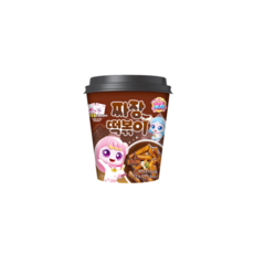 캐치티니핑 저당 짜장 떡볶이, 115g, 7개