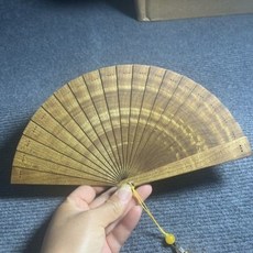 金絲楠木折扇 扇子 工藝扇, 1個