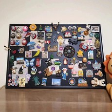 대형 자석 보드판 마그네틱 메모보드 사무실 붙이는 탁상용, 대형 40x60cm 블랙