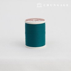 천가게 재봉실 미싱실 60수 3합 소형재봉사 100색, 68) 진한청녹색, 1개