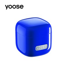 yoose MINI CUBE二合一修容套組 刮鬍刀 鼻毛刀 男友禮物 新年禮物 父親節禮物, 1個, 克萊茵藍